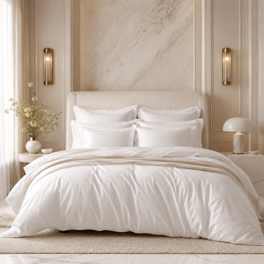 Wellnixee™ CloudLuxe White Bedding Set