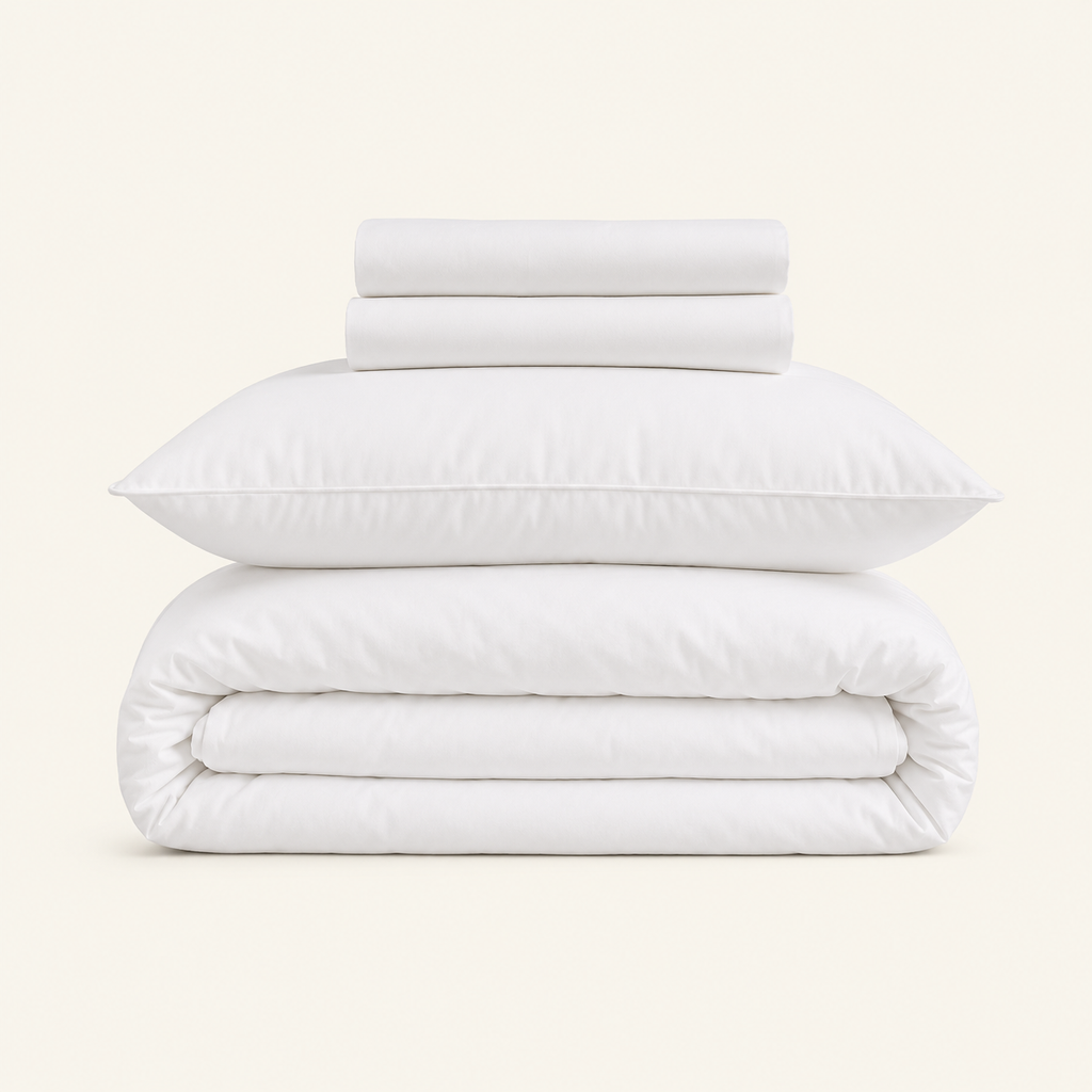 Wellnixee™ CloudLuxe White Bedding Set
