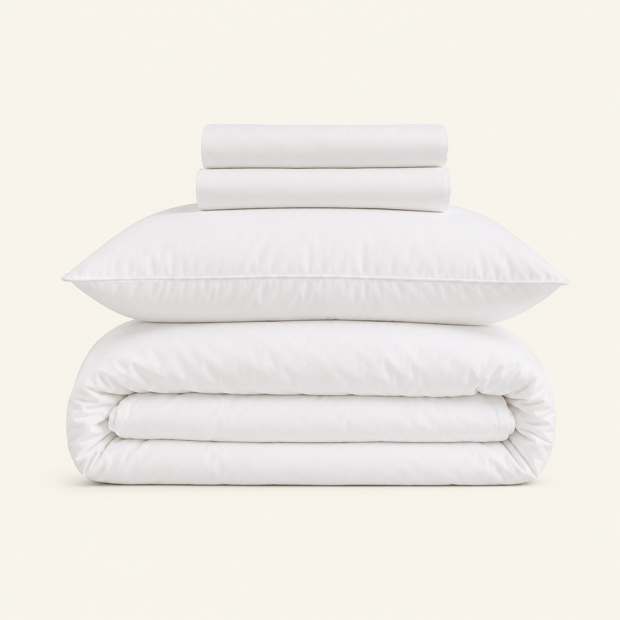 Wellnixee™ CloudLuxe White Bedding Set